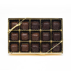 Chocolate Caramels with Sea Salt Gift Box (15 Count)